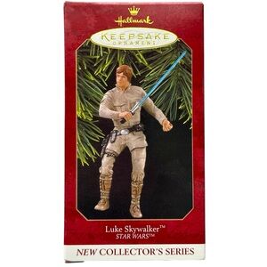 Hallmark Keepsake Ornament - Luke Skywalker with Blue Lightsaber - 1997